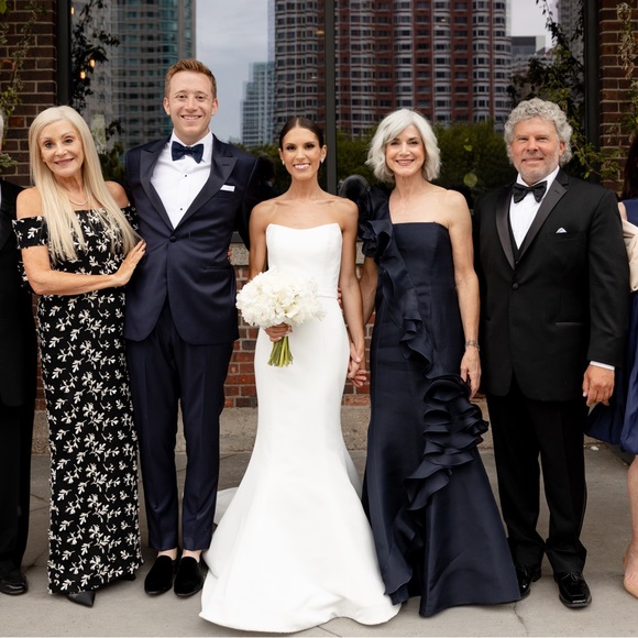 Custom Gown, Navy - Size 4 - Picture 11 of 12